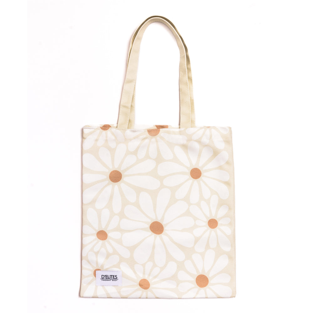 D'ELITES Flower Tote Bag