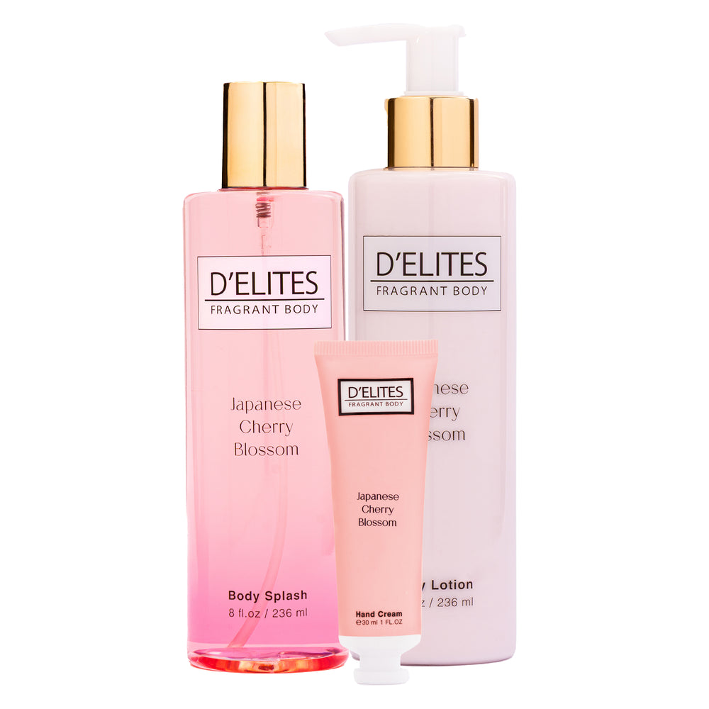 Japanese Cherry Blossom Splash + Japanese Cherry Blossom Lotion + Japanese Cherry Blossom Hand cream